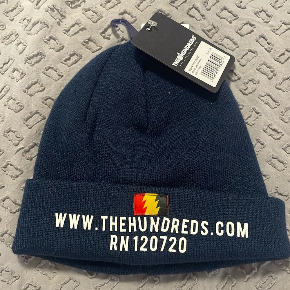 NWT The Hundreds Site Beanie in Navy